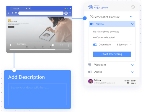 add descriptions to your video