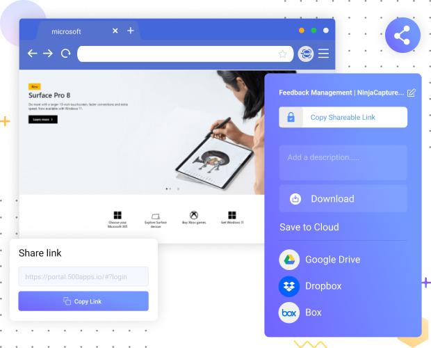 Feedback Management For Screencapture