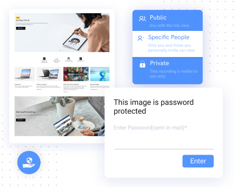 manage shared files privacy
