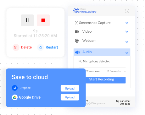 manage your recordings